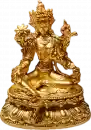 Green Tara Gold Plated