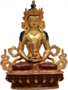Amitayus Statue 20 cm teilvergoldet - Nr. 2