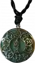 Green tara mantra 925 pure silver pendant