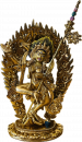 Vajravahari Statue 20 cm vollvergoldet