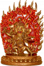 Vajrapani Statue, 10Inch halfgold