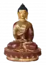 Amitabha Statue 32 cm teilvergoldet