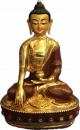 Buddha Sakyamuni Statue with gravur 8 Inch
