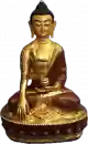 Buddha Sakyamuni Statue with gravur