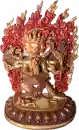 Vajrakilaya 24 cm teilvergoldet
