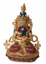 Vajradhara with Consort fullgold 9 Inch