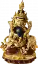 Vajrasattva with Consort Statue 9 Inch halfgold