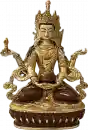 Prajnaparamita Statue teilvergoldet 22 cm