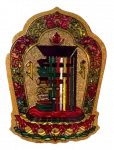 Kalachakra Aufkleber gold
