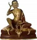 Milarepa Statue (7,5 Inch) halfgold