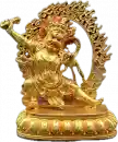 Vajrapani Statue 7 cm mit Gesichtsbemalung