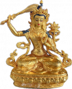 Manjusri Statue 7 cm mit Gesichtsbemalung