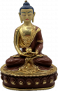 Amitabha Statue 8 inch halfgold