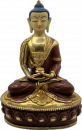 Amitabha Statue 20 cm teilvergoldet
