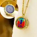 Tibetan Medicinebuddha Serenity Titanium Steel Necklace Pendant - Kopie