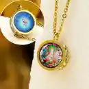 Tibetan Padmasambhava Serenity Titanium Steel Necklace Pendant