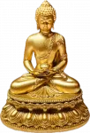 Amitabha Mini Statue vergoldet