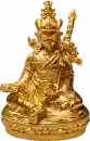 Padmasambhava Statue gold plated 2,5 Inc