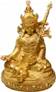 Padmasambhava Statue gold plated 10 cm
