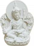 Guru Rinpoche-Tsatsa, weiß: 14 cm