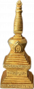 Stupa of Enlighment gold plated