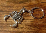 Blessed iron scorpion protective pendant