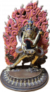 Cakrasamvara 2 arm Statue 8 Inch halfgold