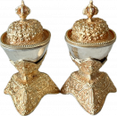 Kapala Set gold-plated / silber plated small