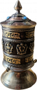 Table prayer wheel with 8 lucky symbols