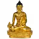 Medizinbuddha 20 cm vollvergoldet