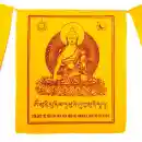 Tibetan prayer flags Shakyamuni Buddha