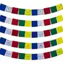 Tibetische Gebetsfahnen 5er Set (Englisch)
