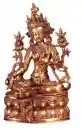 Grüne Tara Statue Messing 37cm