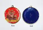 Deity Pendant - Gotrab Wrathful Guru Rinpoche with Healing Mantra
