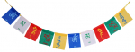 Mini Tibetan Prayer Flags Om Mani Padme Hum - Kopie