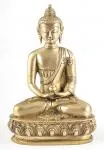 Buddha Amitabha , Messing, ca. 20 cm