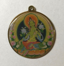 Grüne Tara Buddha Anhänger