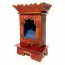 Table altar with drawer - handcrafted wood