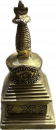 Stupa der Erleuchtung Messing 9 cm