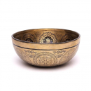 Laser-engraved singing bowl Green Tara