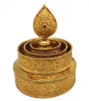 Mandala brass GP 10cm