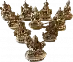 Buddha Statue 6 cm gold plated