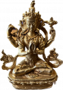 Avalokiteshvara Statue 10 cm gold plated