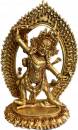 Ekajati Statue gold plated 5 Inch
