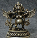 Garuda Statue versilbert