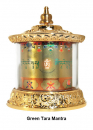 Grüne Tara Tisch Gebetsmühle