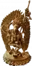 Simhamukha Statue 9 cm vergoldet