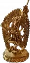 Vajravahari Statue 9 cm vergoldet