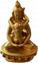 Samantabhadra Statue 6 cm vergoldet