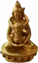 Samantabhadra Statue 6 cm vergoldet